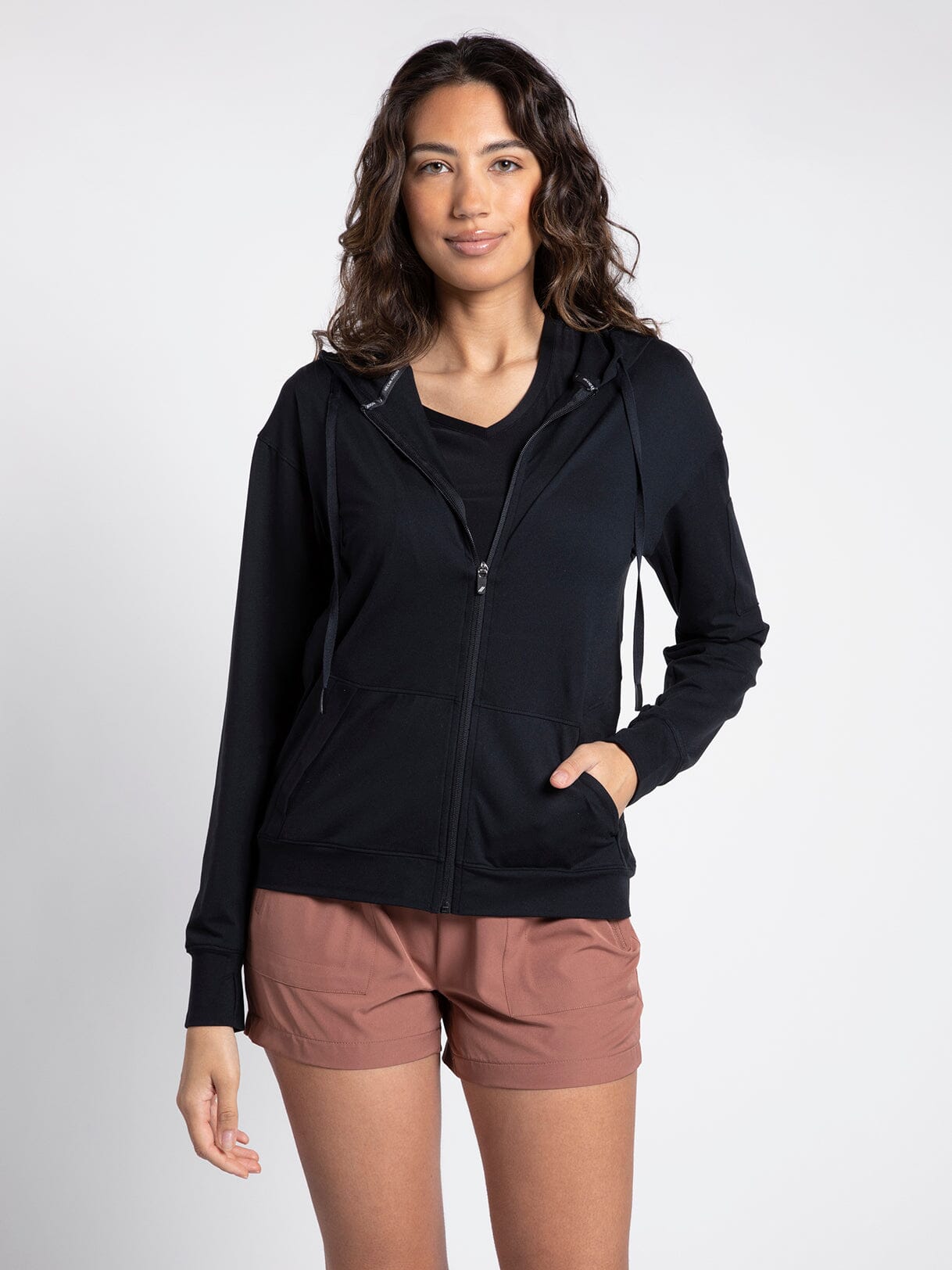 Thin black hoodie discount womens